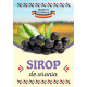 Etichete sticle personalizate, Sirop de aronia, 100x70 mm, 1000 buc/rola