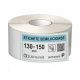 Rola etichete autoadezive semilucioase 130x150 mm, adeziv permanent, 1200 etichete/rola