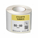 Role etichete termice autoadezive 80x80 mm, 500 etichete/rola