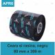 Ribon ARMOR Inkanto APR6, ceara si rasina (wax&resin), negru, 80mmx300M, OUT