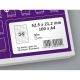 Etichete autoadezive A4, 52.5 x 21.2 mm, 56 etichete / coala A4